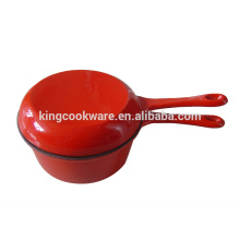 yellow enamel coating cast iron cookware